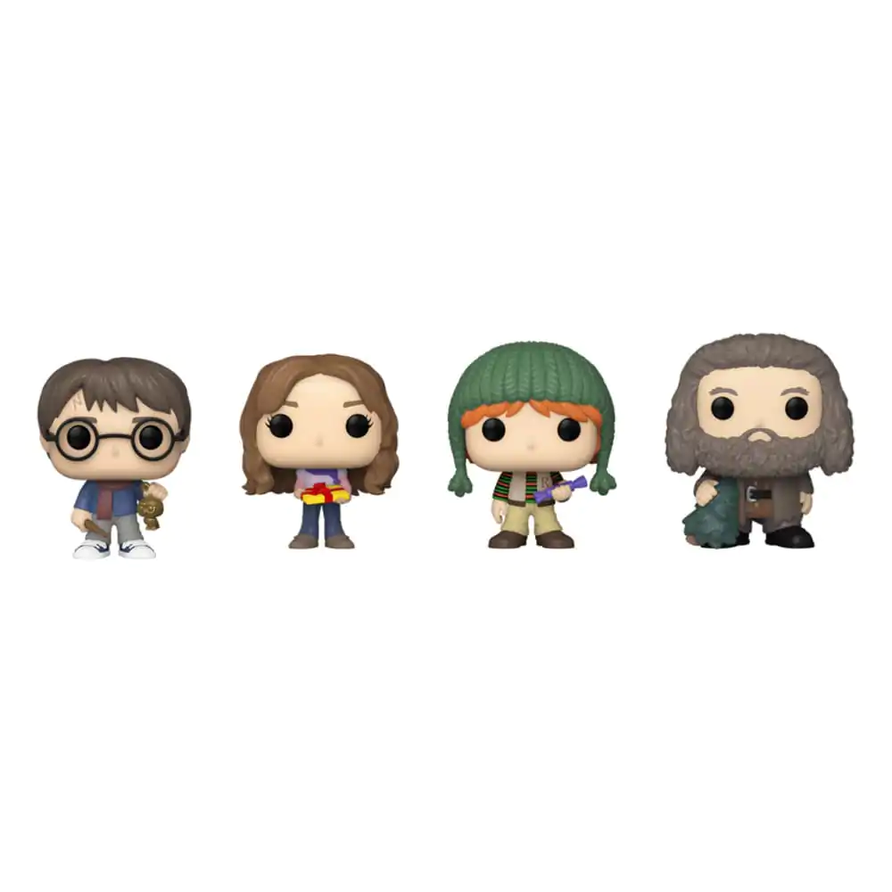 Harry Potter Holiday 2024 Pocket Funko POP! Vinyl Keychains 4-Pack Tree Holiday Box 4 cm fotografija izdelka