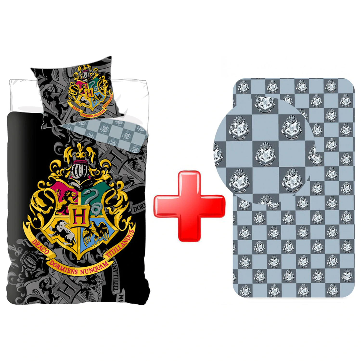 Harry Potter Houses komplet prevleke za odejo in rjuh fotografija izdelka