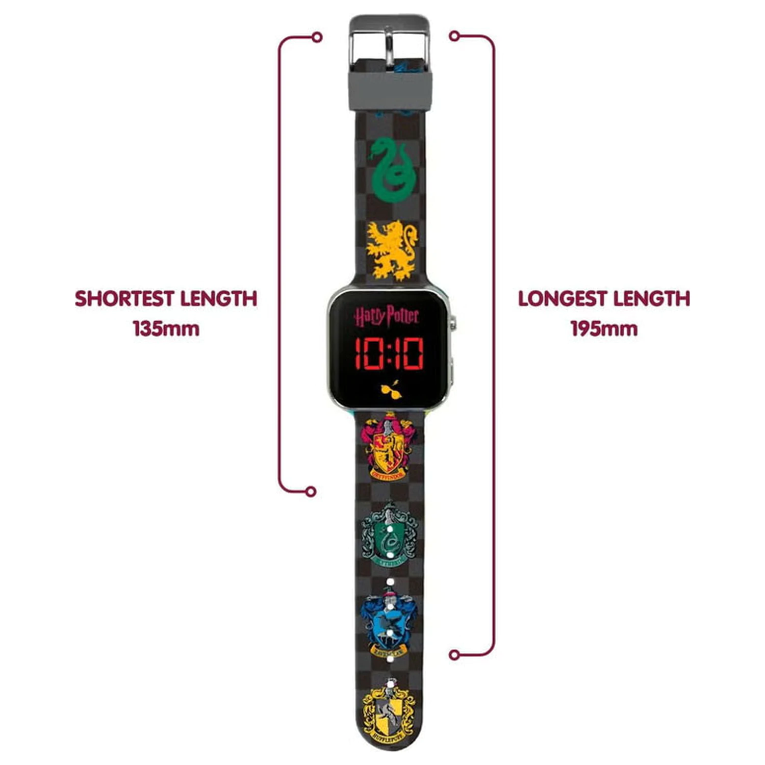 Harry Potter Houses digitalna LED ročna ura fotografija izdelka