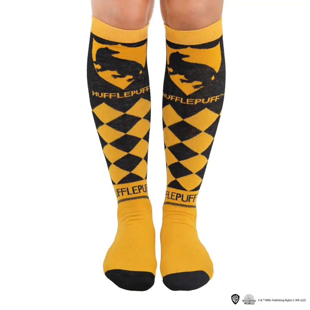 Harry Potter Knee-high nogavice do kolen 3-Pack Hufflepuff fotografija izdelka