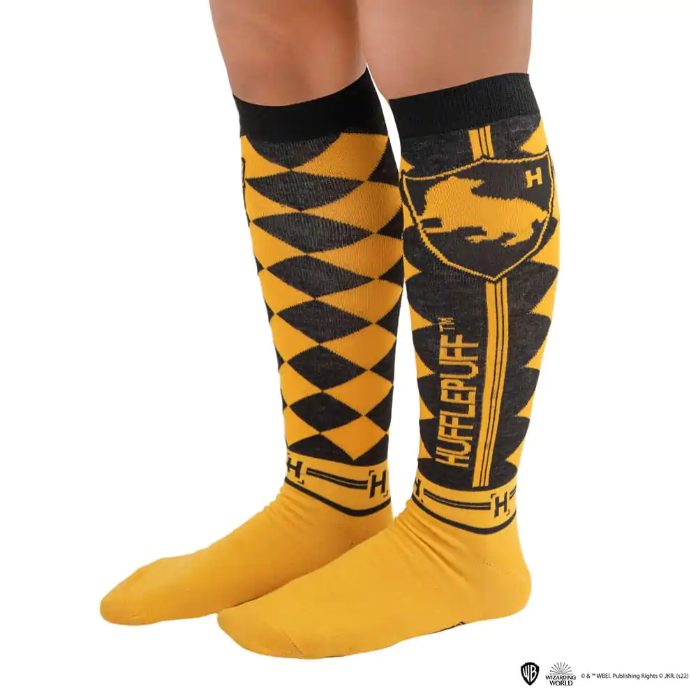 Harry Potter Knee-high nogavice do kolen 3-Pack Hufflepuff fotografija izdelka