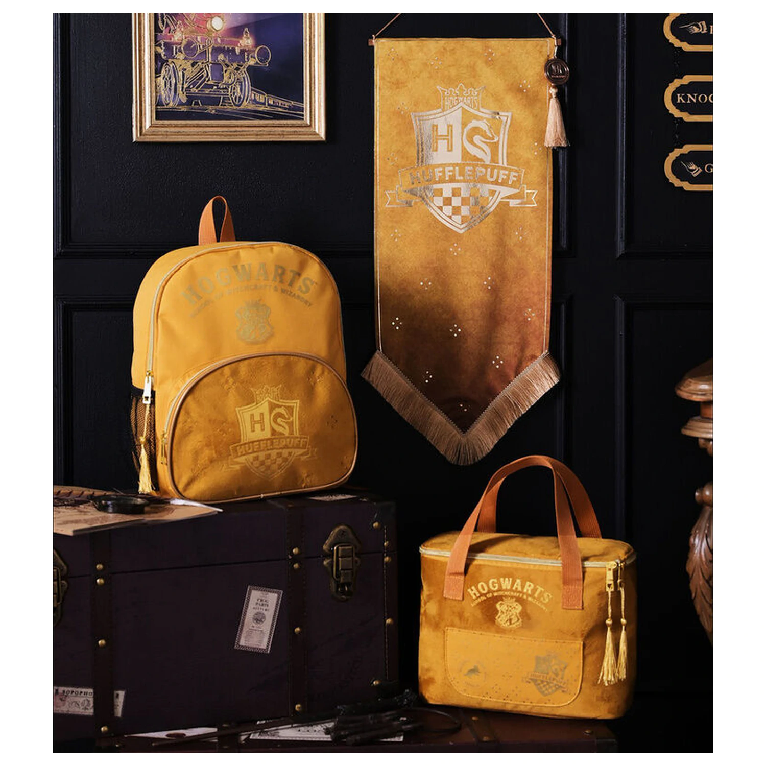 Harry Potter Hufflepuff viseč transparent fotografija izdelka