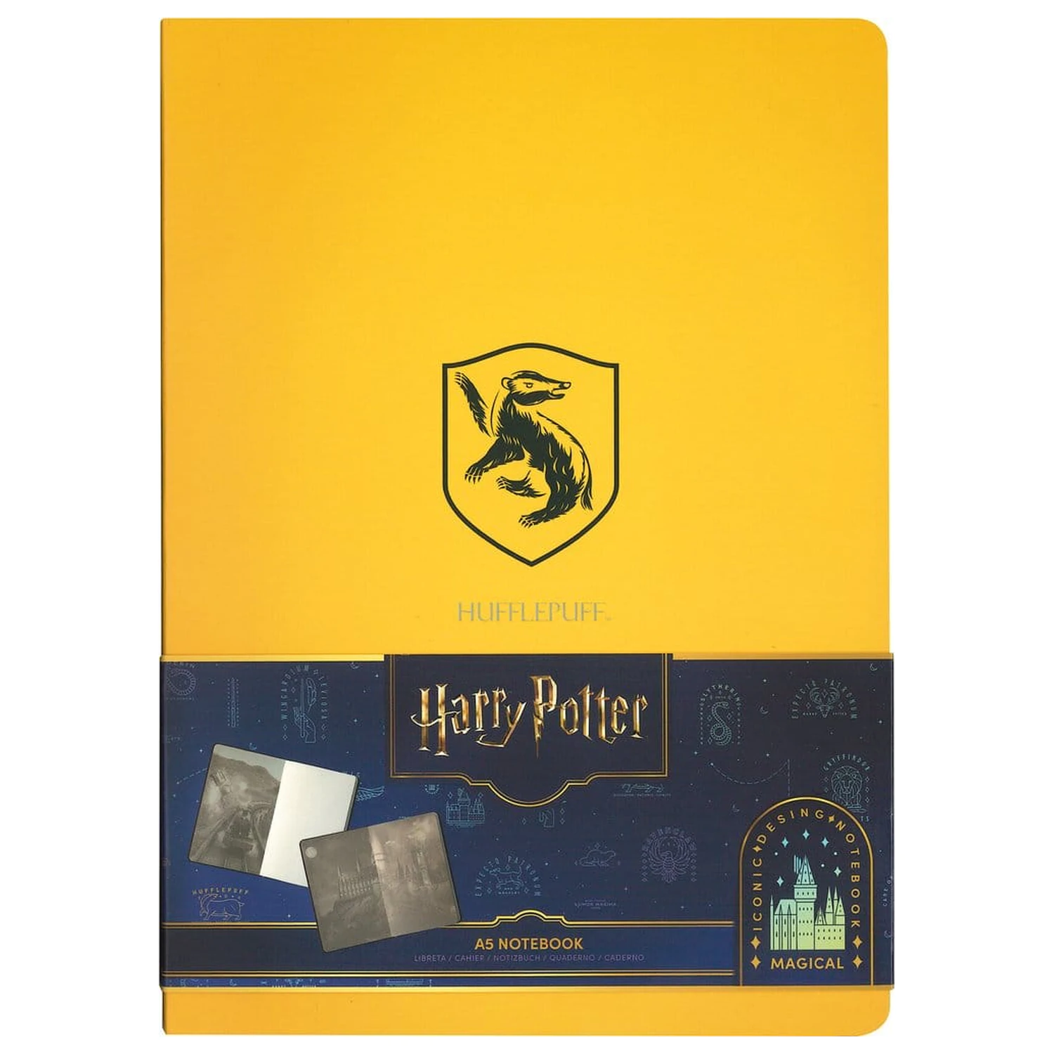Harry Potter Zvezek z mehkimi platnicami Hufflepuff 21 cm fotografija izdelka
