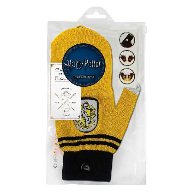 Harry Potter rokavice (brez prstov) Hufflepuff fotografija izdelka