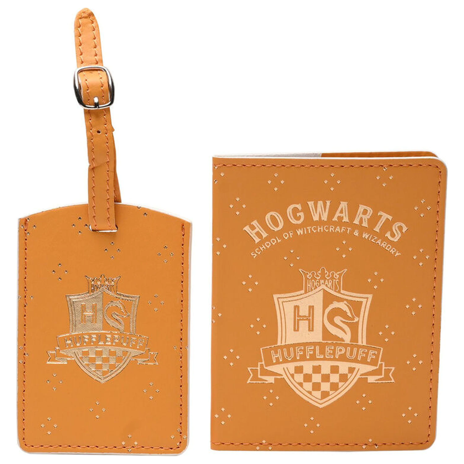 Harry Potter Hufflepuff etui za potni list in obesek za prtljago fotografija izdelka