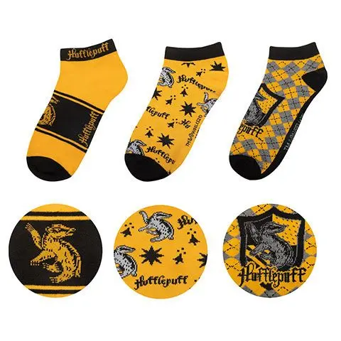 Harry Potter nizke nogavice 3-Pack Hufflepuff fotografija izdelka