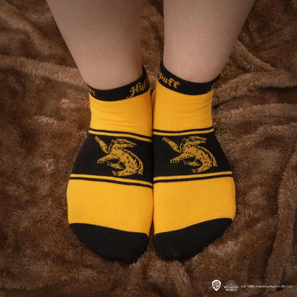 Harry Potter nizke nogavice 3-Pack Hufflepuff fotografija izdelka