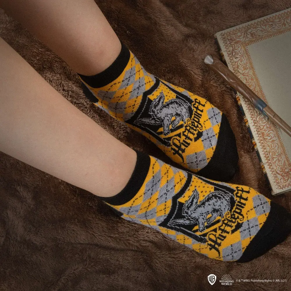 Harry Potter nizke nogavice 3-Pack Hufflepuff fotografija izdelka