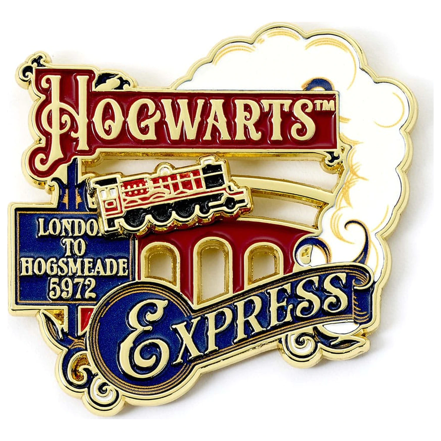 Harry Potter Pin priponka Hogwarts Express (zlati ton) fotografija izdelka
