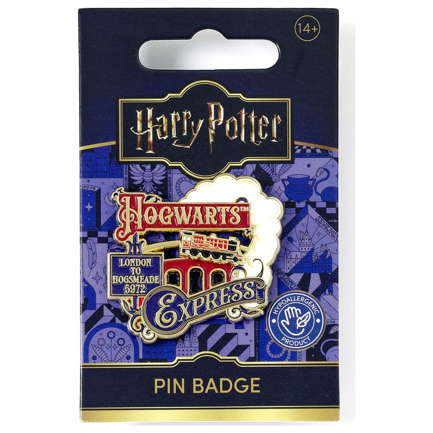 Harry Potter Pin priponka Hogwarts Express (zlati ton) fotografija izdelka