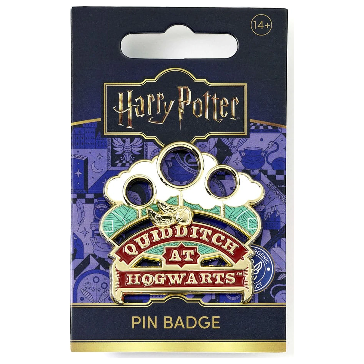 Harry Potter Pin Značka Quidditch (Zlati Ton) fotografija izdelka