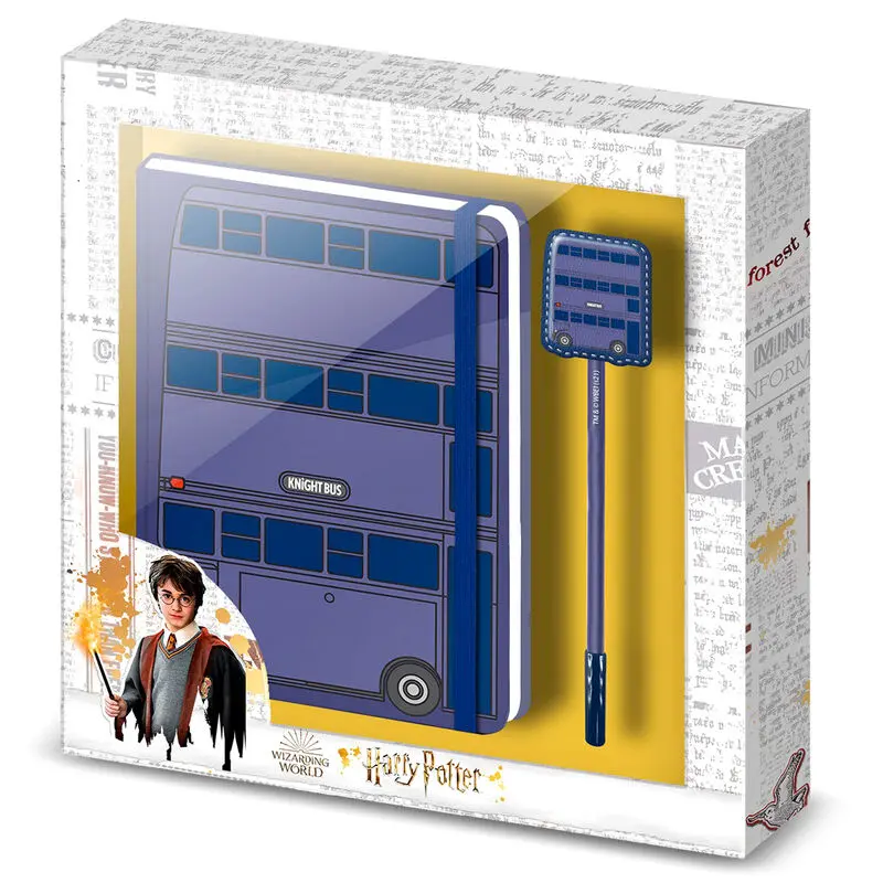 Harry Potter Knight Bus komplet dnevnik + kemični svinčnik fotografija izdelka