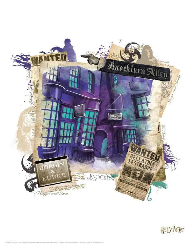 Harry Potter komplet litografij 10-kosov 36 x 28 cm fotografija izdelka