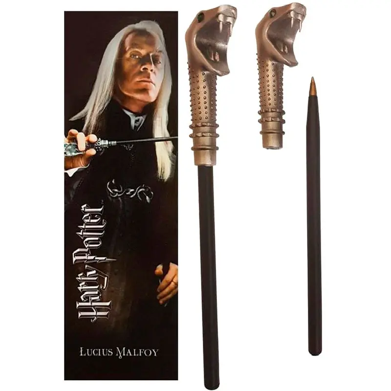 Harry Potter pisalo in knjižno kazalo Lucius Malfoy fotografija izdelka