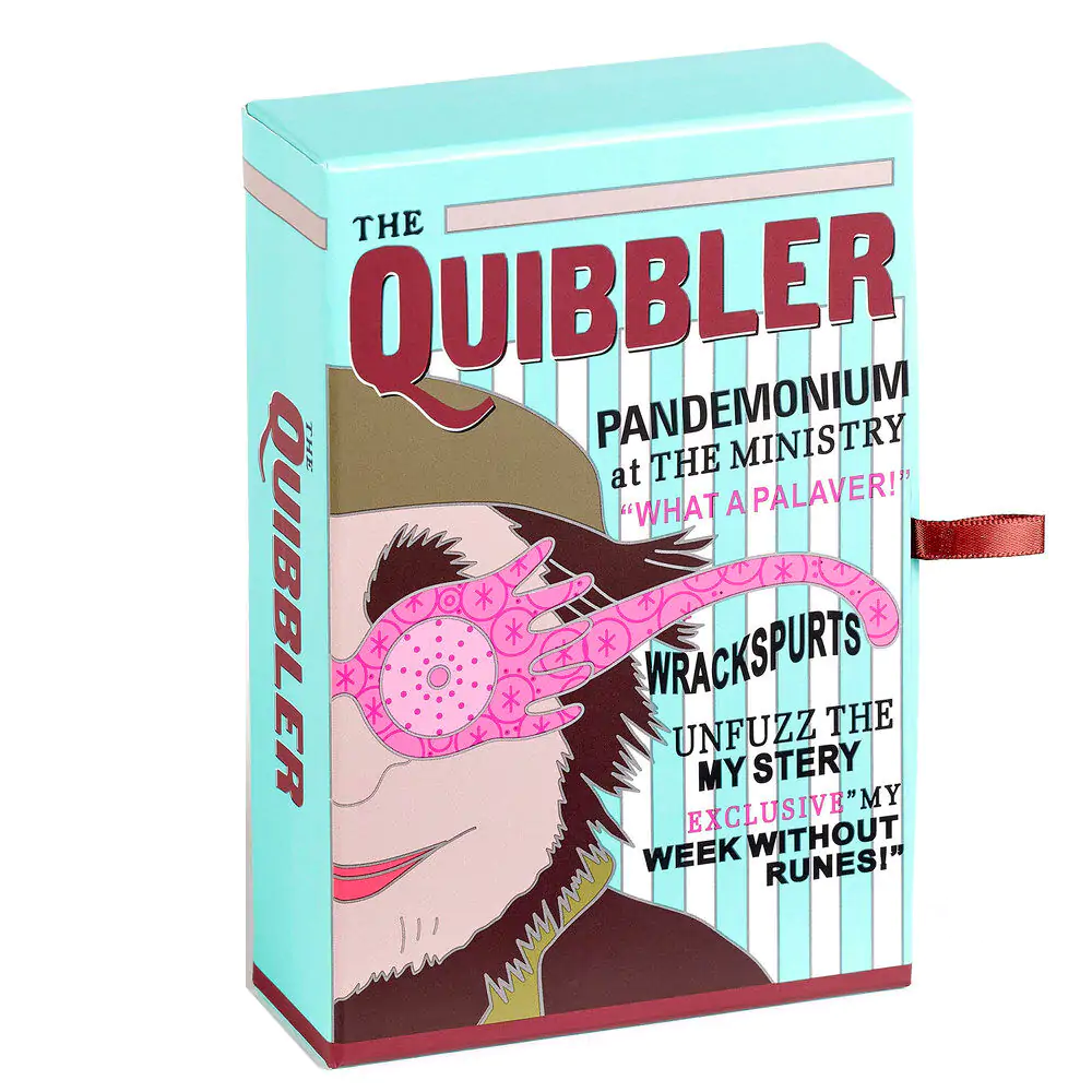Harry Potter Luna Lovegoods Quibbler uhani + ogrlica fotografija izdelka