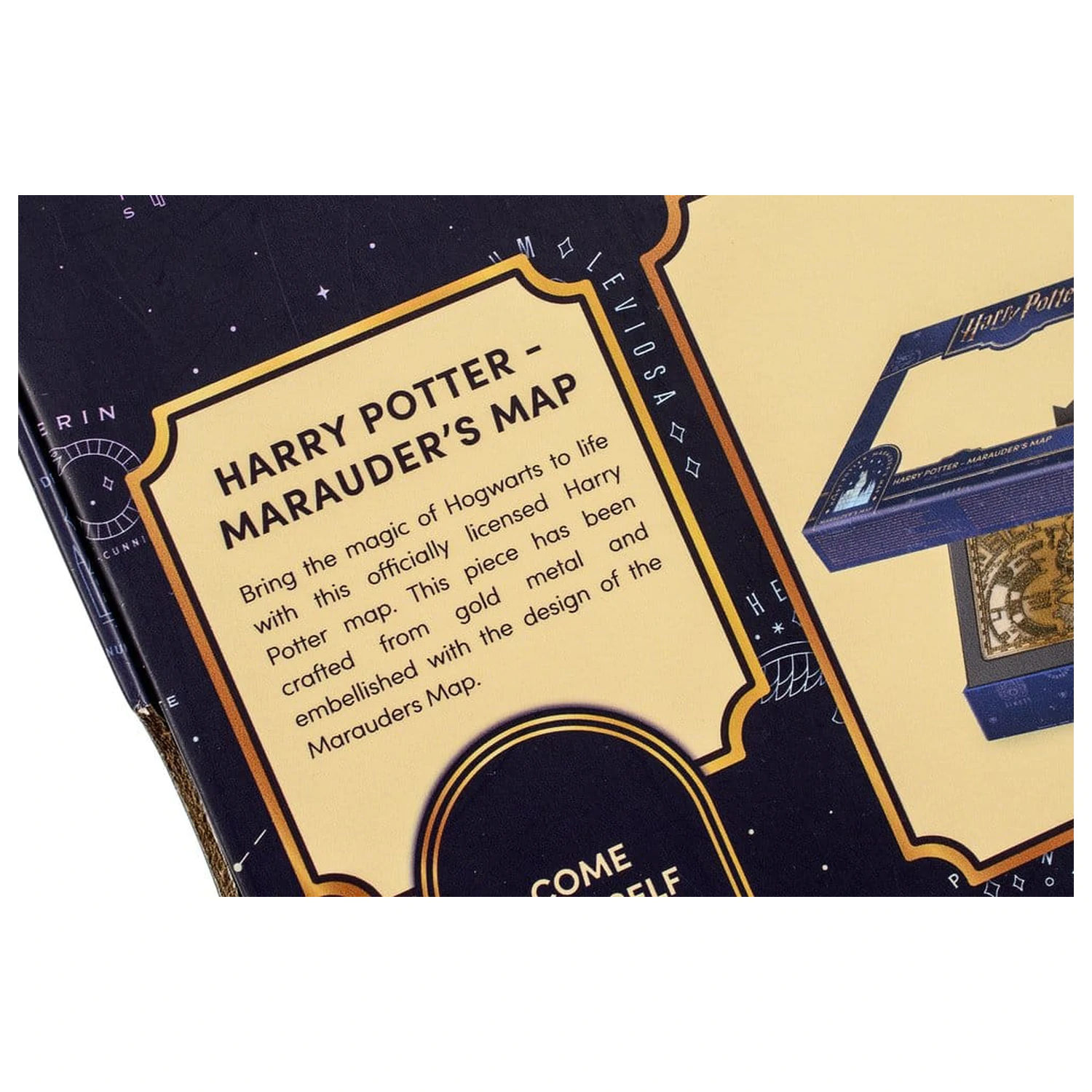 Harry Potter Replika Marauder's Map Kovinska karta 15 cm fotografija izdelka