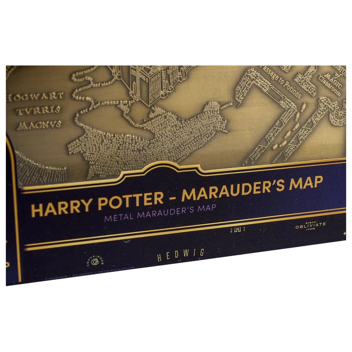 Harry Potter Replika Marauder's Map Kovinska karta 15 cm fotografija izdelka