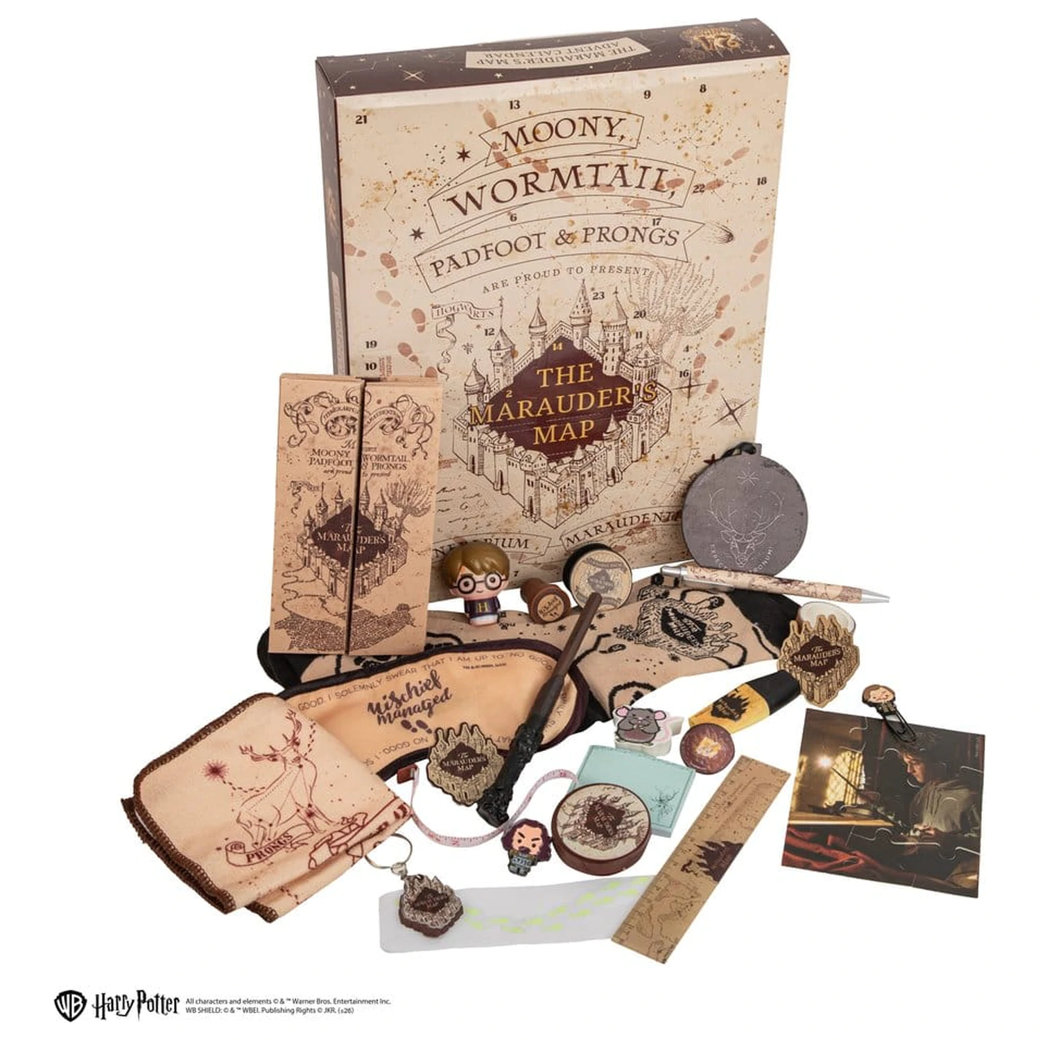 Harry Potter Advent Calendar Marauder's Map Nova izdaja 2026 fotografija izdelka