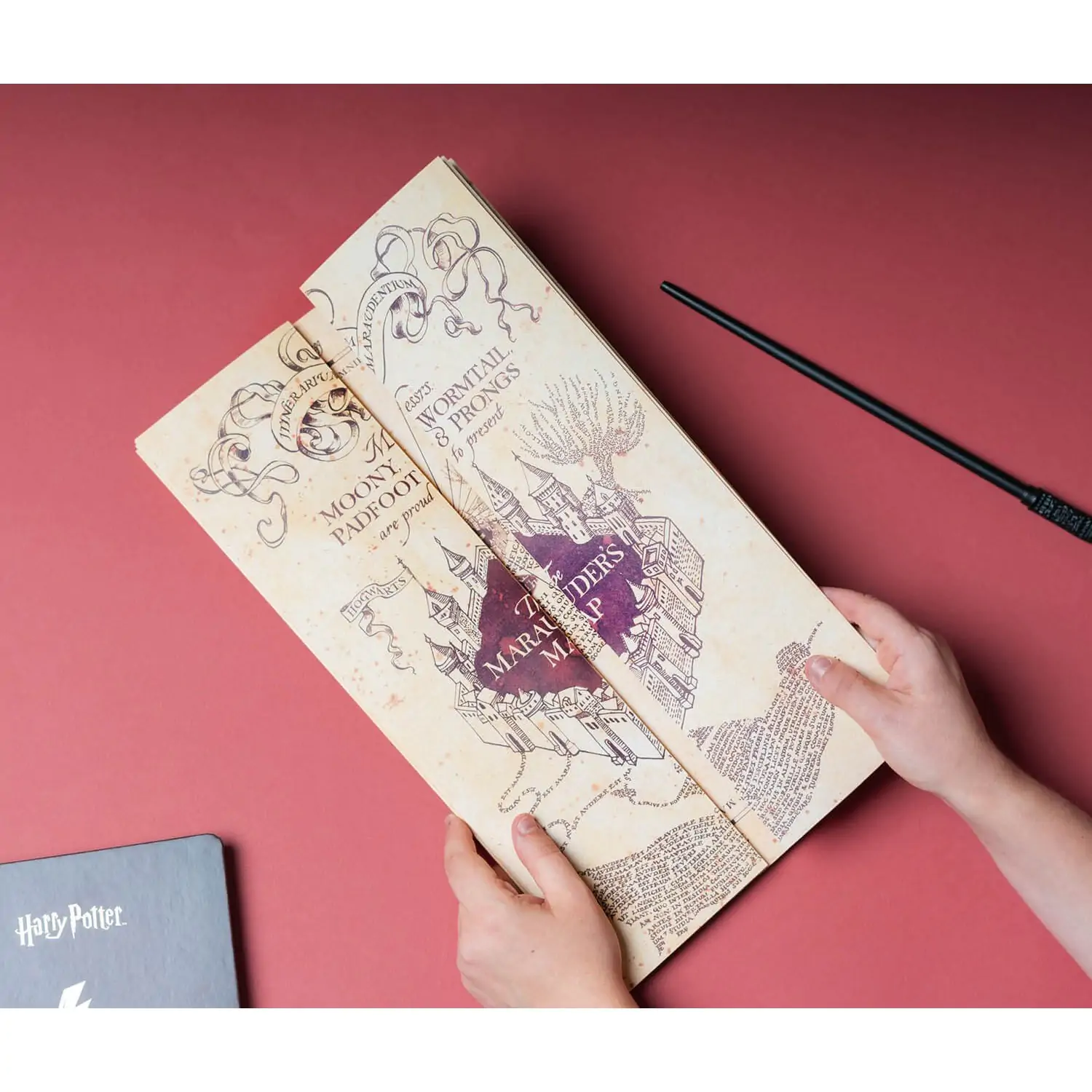 Replika 1/1 zemljevida Marauder's Map Harry Potter fotografija izdelka