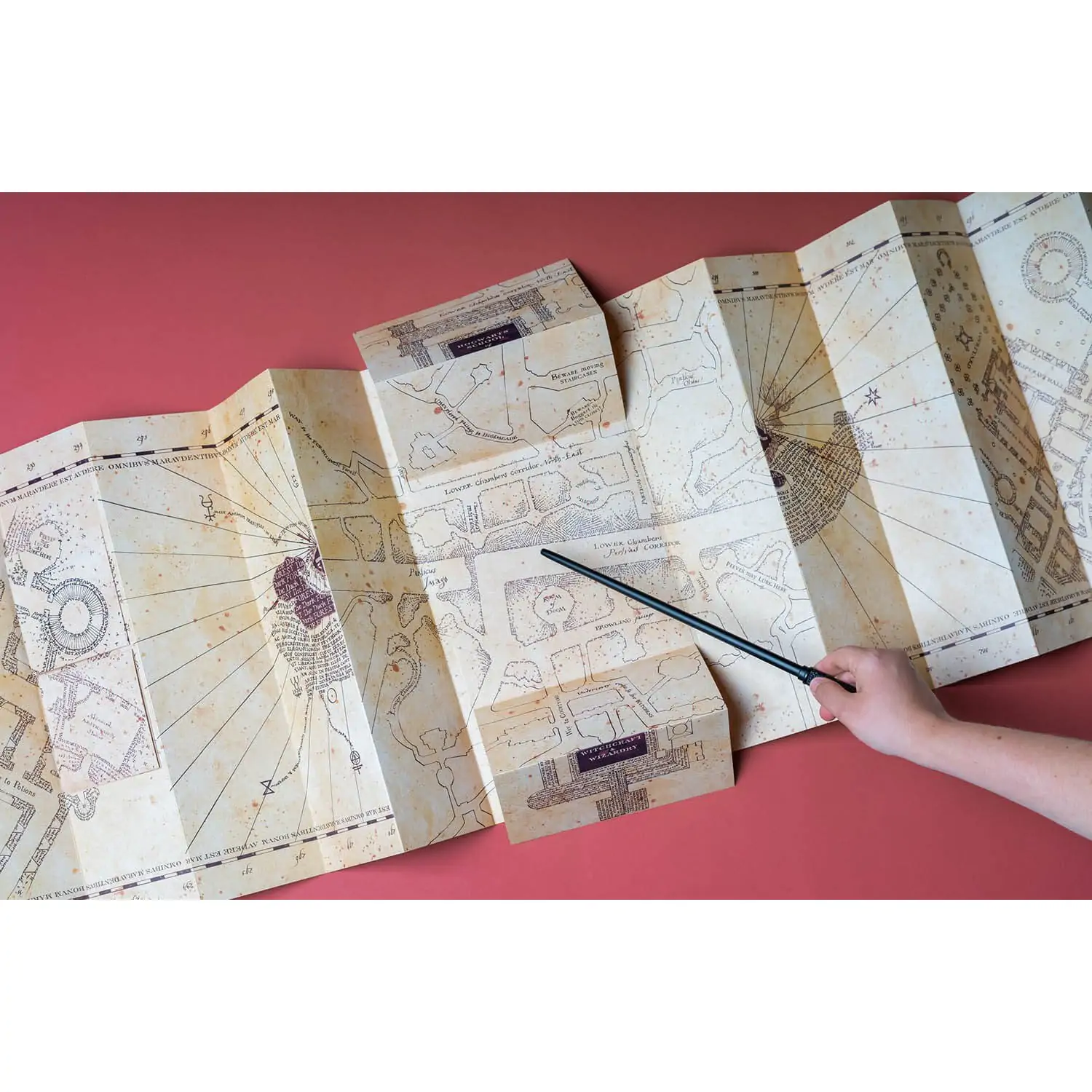 Replika 1/1 zemljevida Marauder's Map Harry Potter fotografija izdelka
