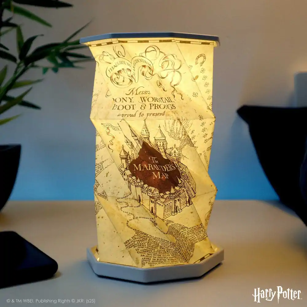 Harry Potter zložljiva svetilka Marauders Map 15 cm fotografija izdelka