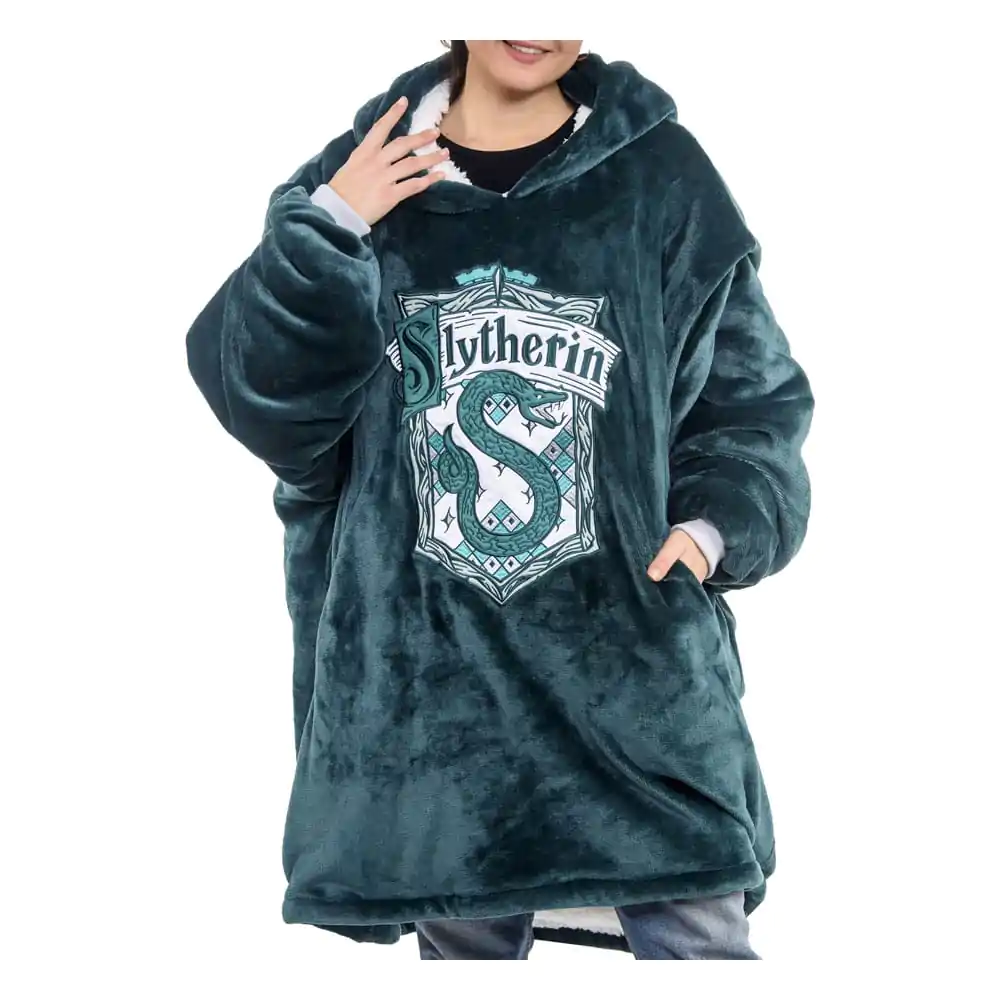 Harry Potter Oversized Hoodie Odeja Slytherin fotografija izdelka