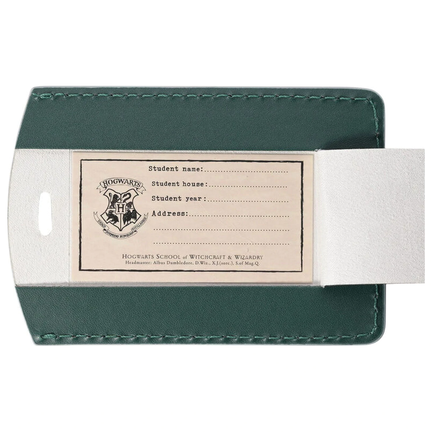 Harry Potter Slytherin držalo za potni list in oznaka za prtljago fotografija izdelka