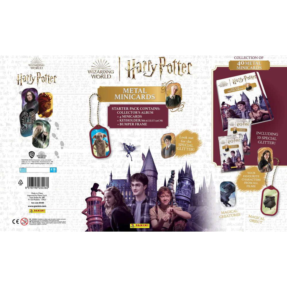 Harry Potter Metal Minicards Starter Pack *English Version* - začetni paket kovinskih mini kartic fotografija izdelka