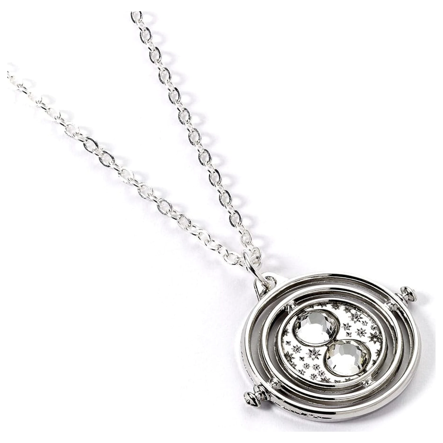 Harry Potter Ogrlica Time Turner Charm (srebrn odtenek) fotografija izdelka