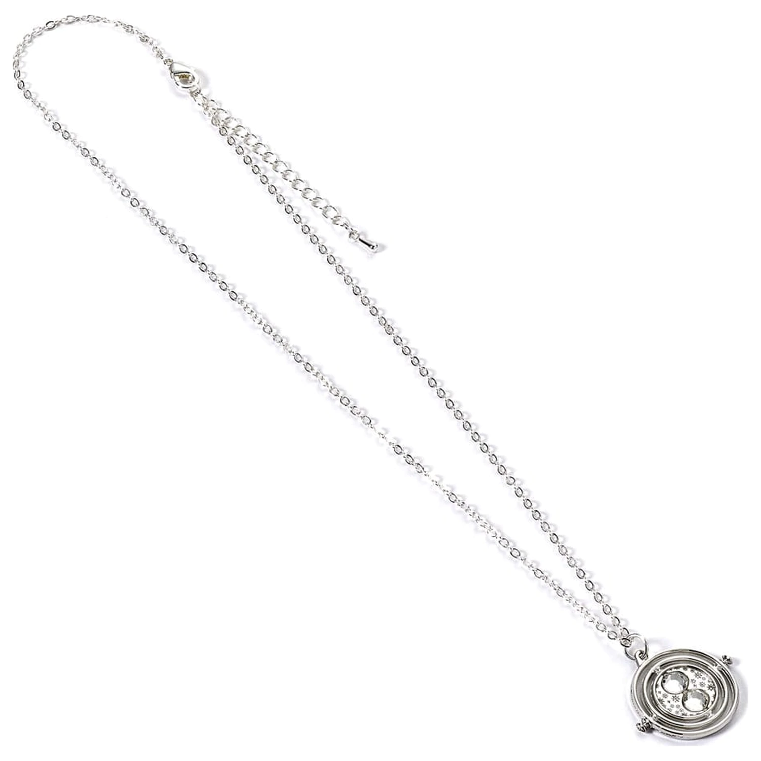 Harry Potter Ogrlica Time Turner Charm (srebrn odtenek) fotografija izdelka