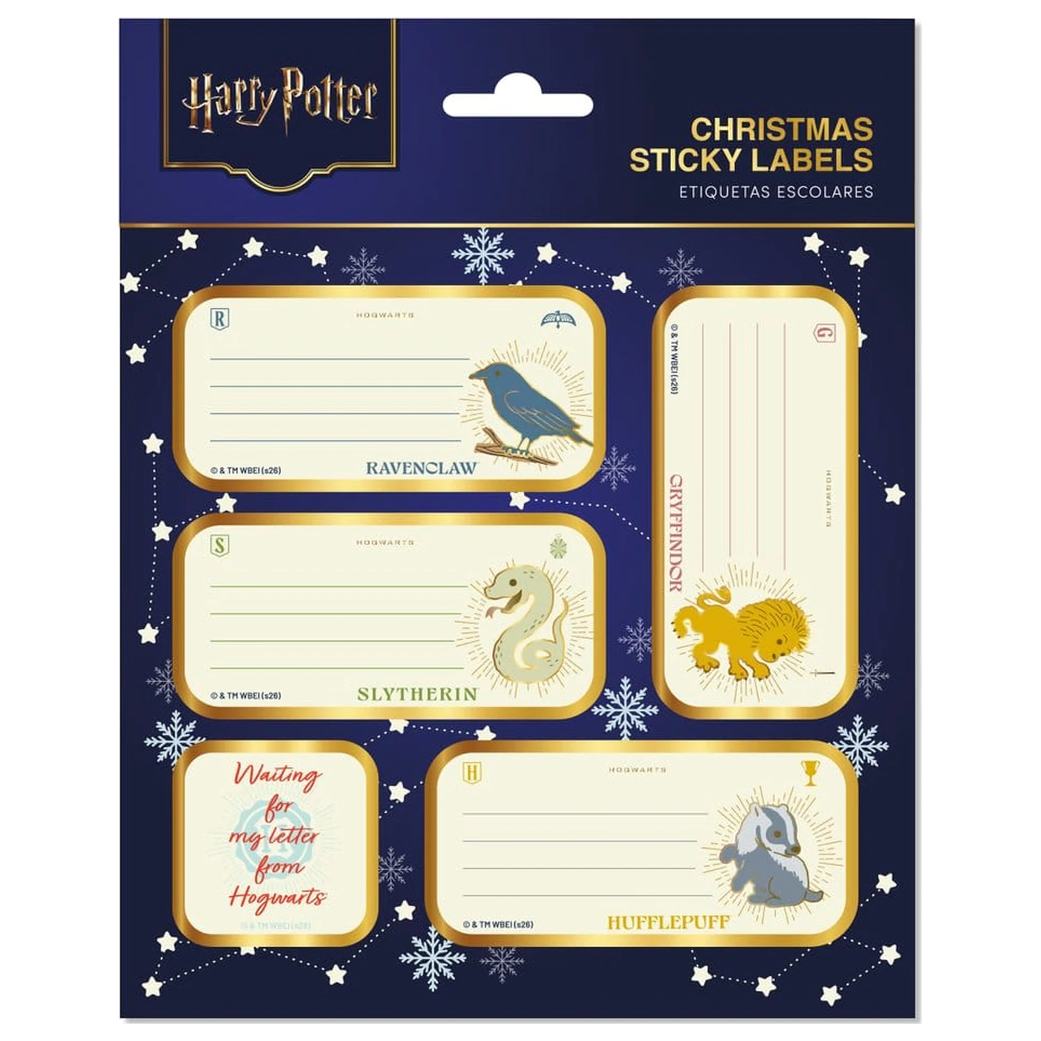 Harry Potter Samolepilne Božične Etikete Premium fotografija izdelka