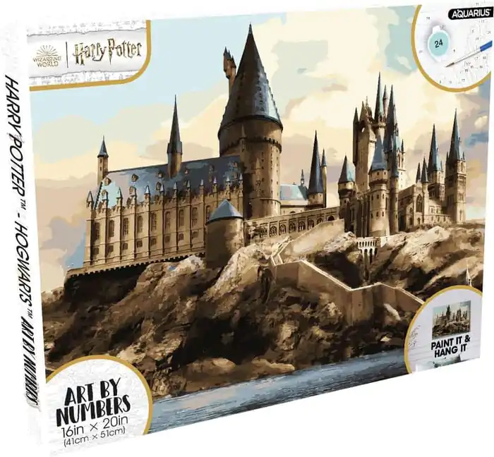 Harry Potter Set za slikanje po številkah Hogwarts 40 x 50 cm fotografija izdelka