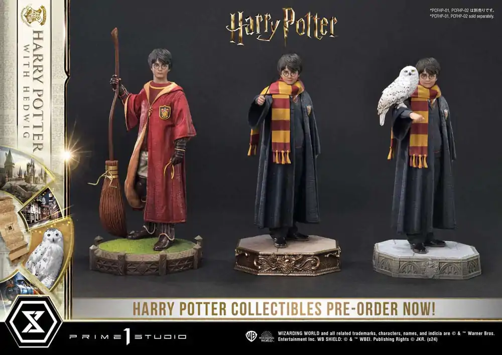 Harry Potter Prime Collectibles Kip 1/6 Harry Potter s Hedwigom 28 cm fotografija izdelka