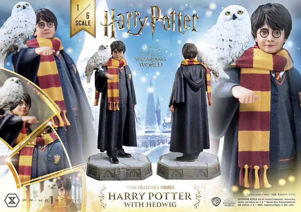 Harry Potter Prime Collectibles Kip 1/6 Harry Potter s Hedwigom 28 cm fotografija izdelka