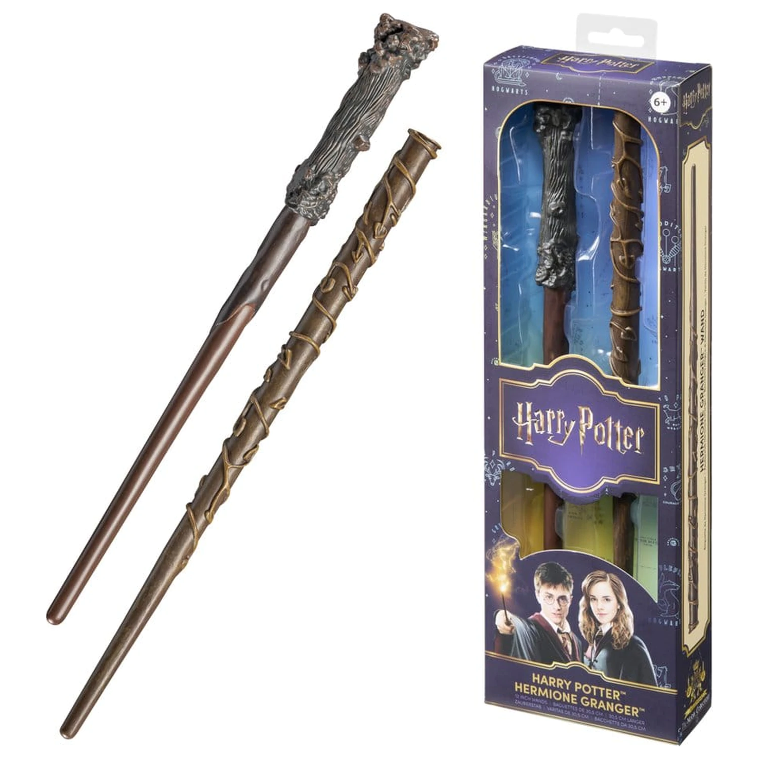 Harry Potter replike palic za igranje vlog, 2-paket Harry Potter & Hermione Granger 31 cm fotografija izdelka