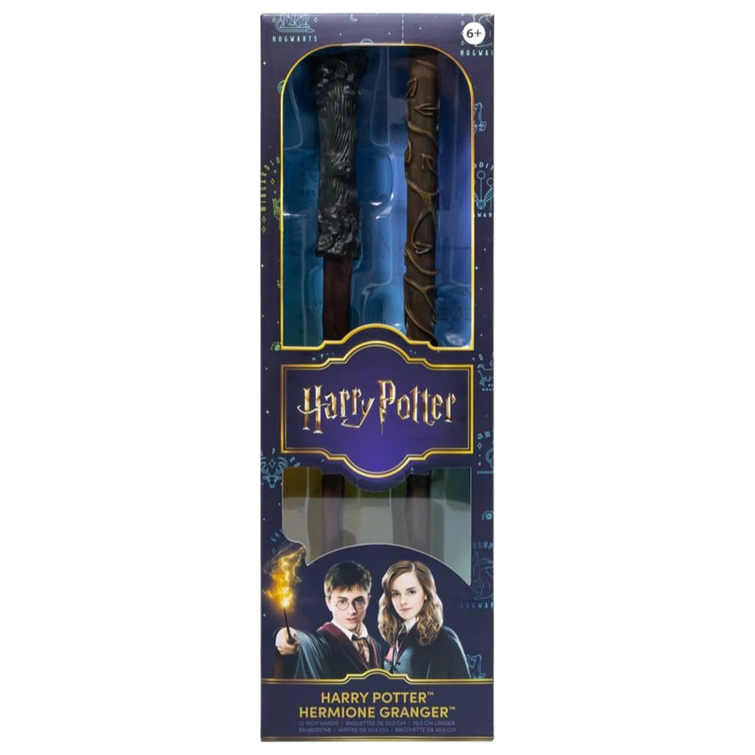 Harry Potter replike palic za igranje vlog, 2-paket Harry Potter & Hermione Granger 31 cm fotografija izdelka