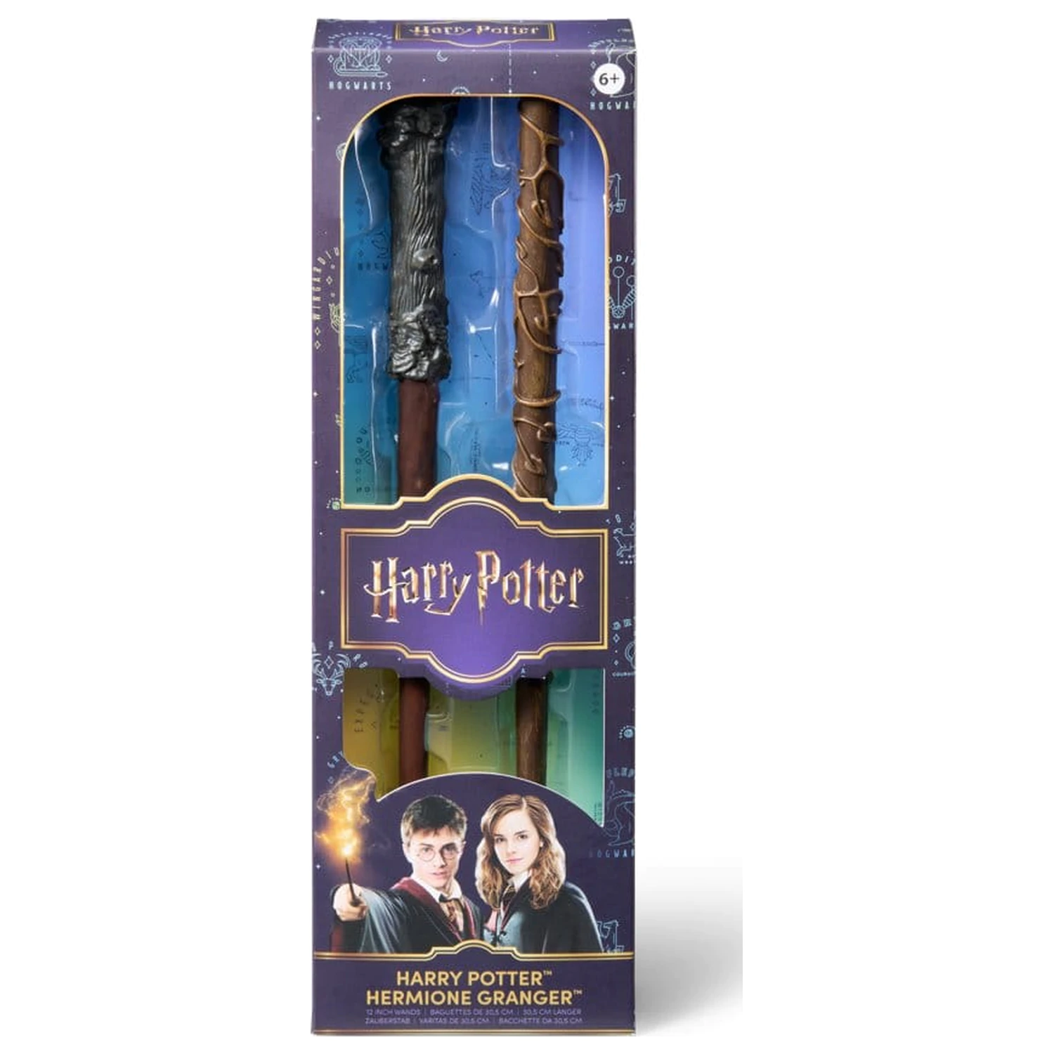 Harry Potter replike palic za igranje vlog, 2-paket Harry Potter & Hermione Granger 31 cm fotografija izdelka