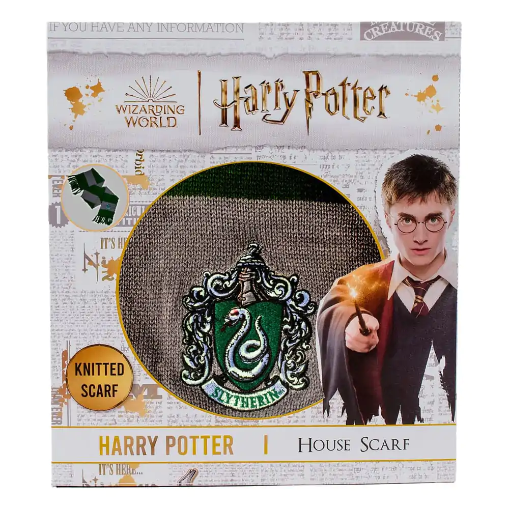 Harry Potter Scarf Slytherin Bold Stripes šal 160 cm fotografija izdelka