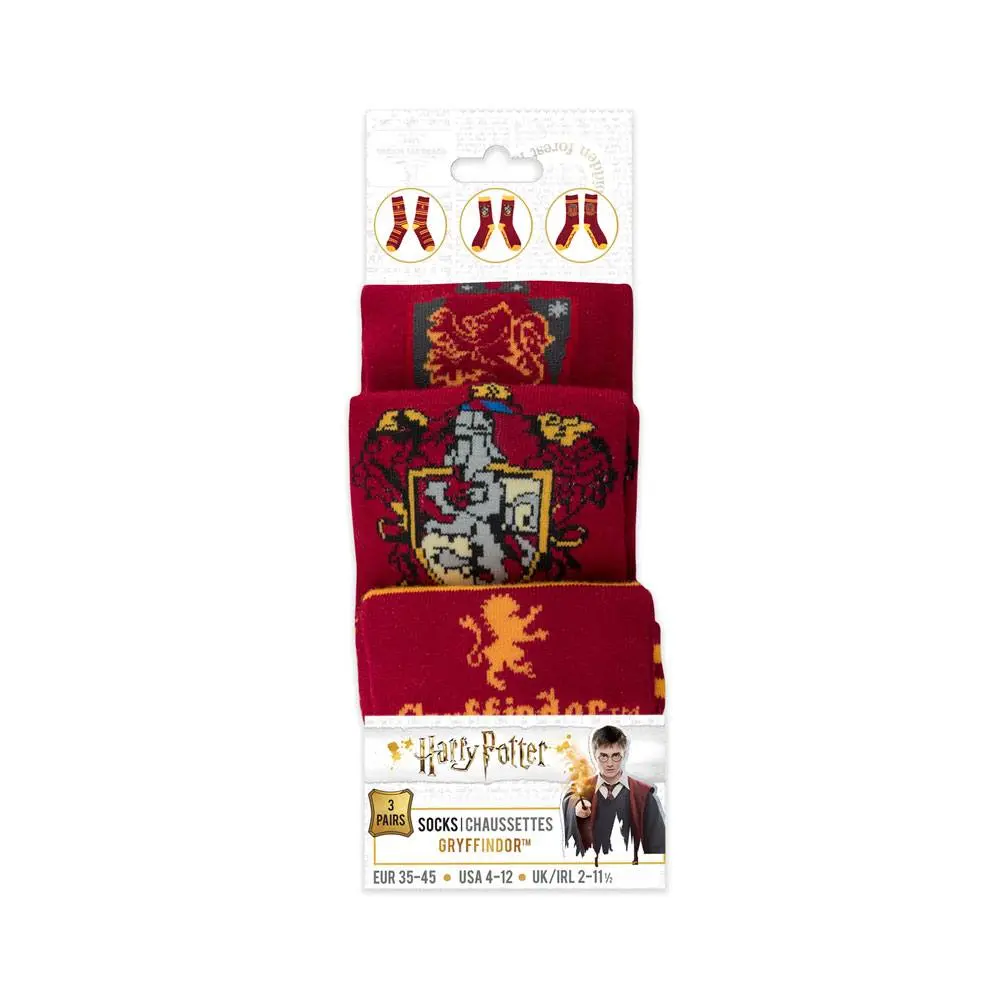 Harry Potter Nogavice 3-Pack Gryffindor fotografija izdelka