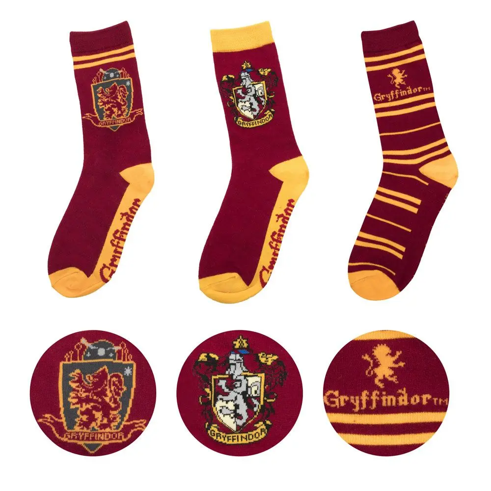 Harry Potter Nogavice 3-Pack Gryffindor fotografija izdelka