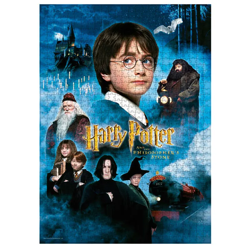 Harry Potter Jigsaw Puzzle Harry Potter and the Sorcerer's Stone Movie Poster - sestavljanka fotografija izdelka