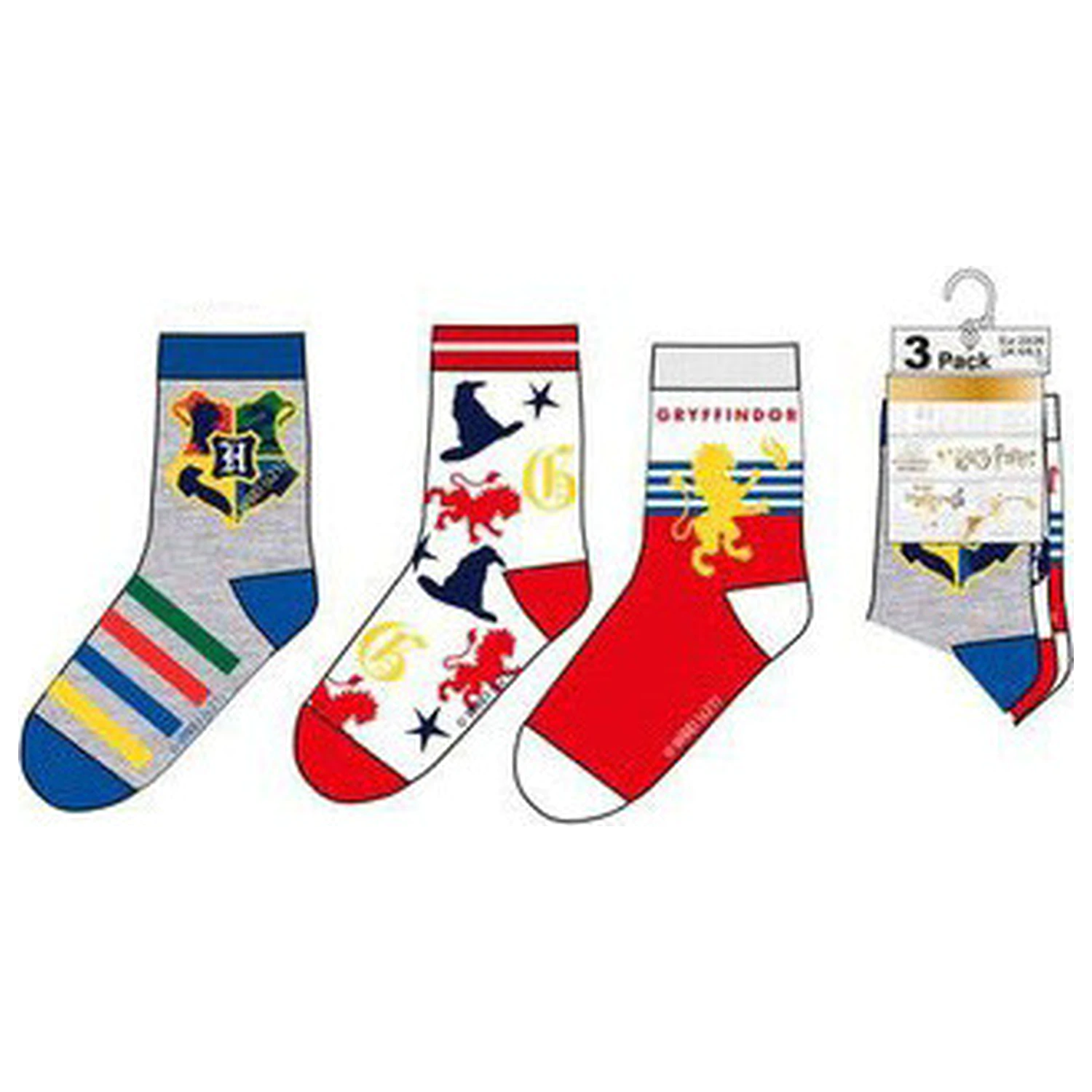 Harry Potter Sorting Hat bele otroške nogavice 23/26 fotografija izdelka