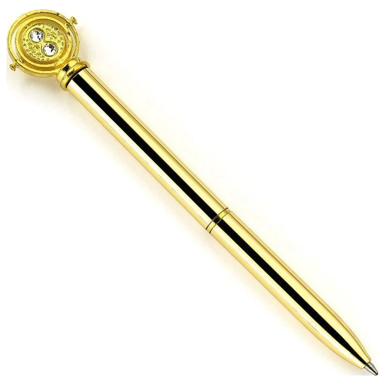 Harry Potter kovinsko pisalo s 3D obeskom Time Turner fotografija izdelka