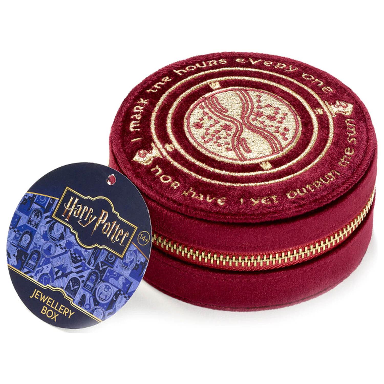 Harry Potter Time Turner žametna škatlica za nakit fotografija izdelka