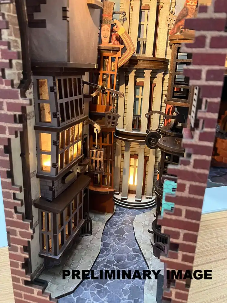 Harry Potter Tiny Adventures knjižna polica mini diorama Diagon Alley 23 cm fotografija izdelka