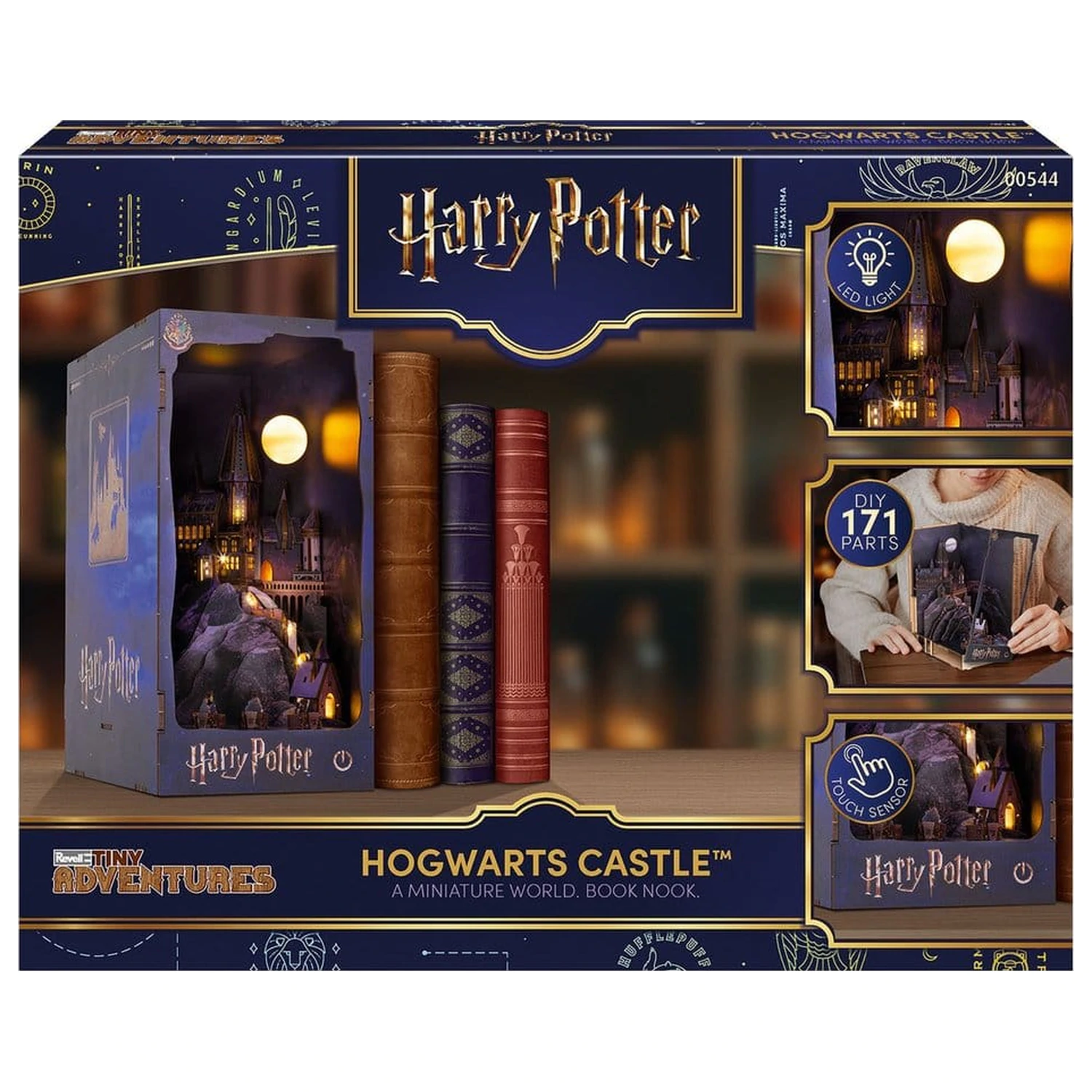 Harry Potter Tiny Adventures Book Nook Mini Diorama grad Hogwarts 18 cm fotografija izdelka