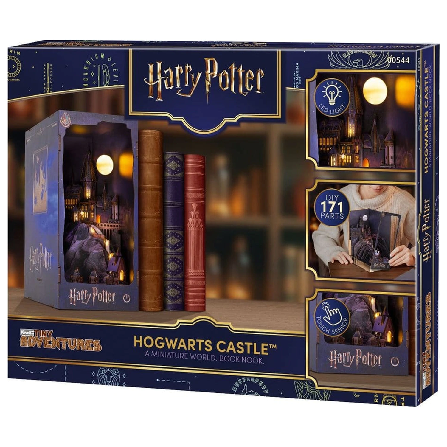 Harry Potter Tiny Adventures Book Nook Mini Diorama grad Hogwarts 18 cm fotografija izdelka