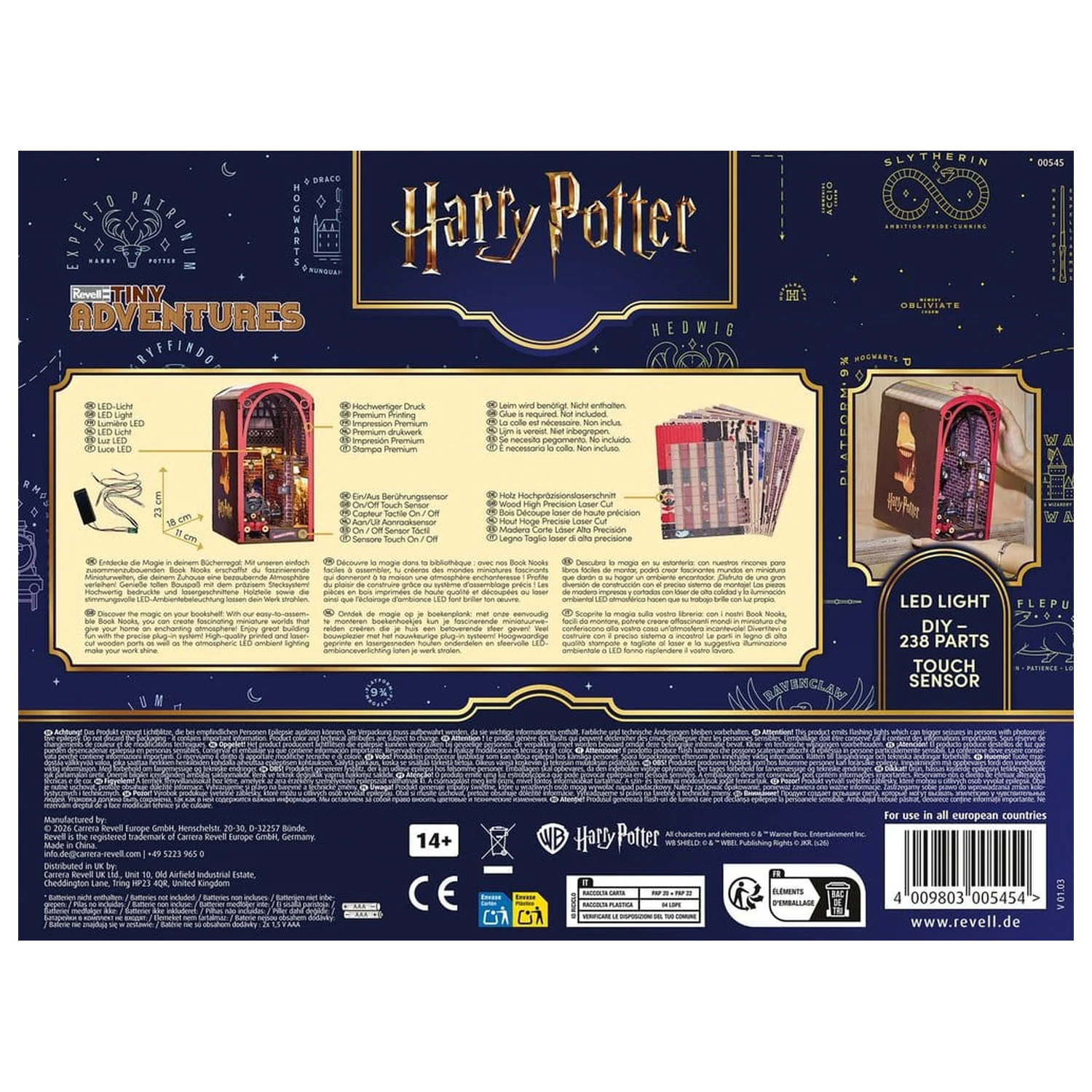 Harry Potter Tiny Adventures Book Nook Mini Diorama Hogwarts Express 18 cm fotografija izdelka