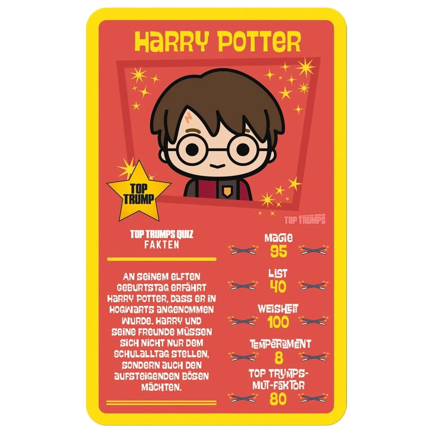 Harry Potter igra s kartami Top Trumps Chibi Style *German Version* fotografija izdelka