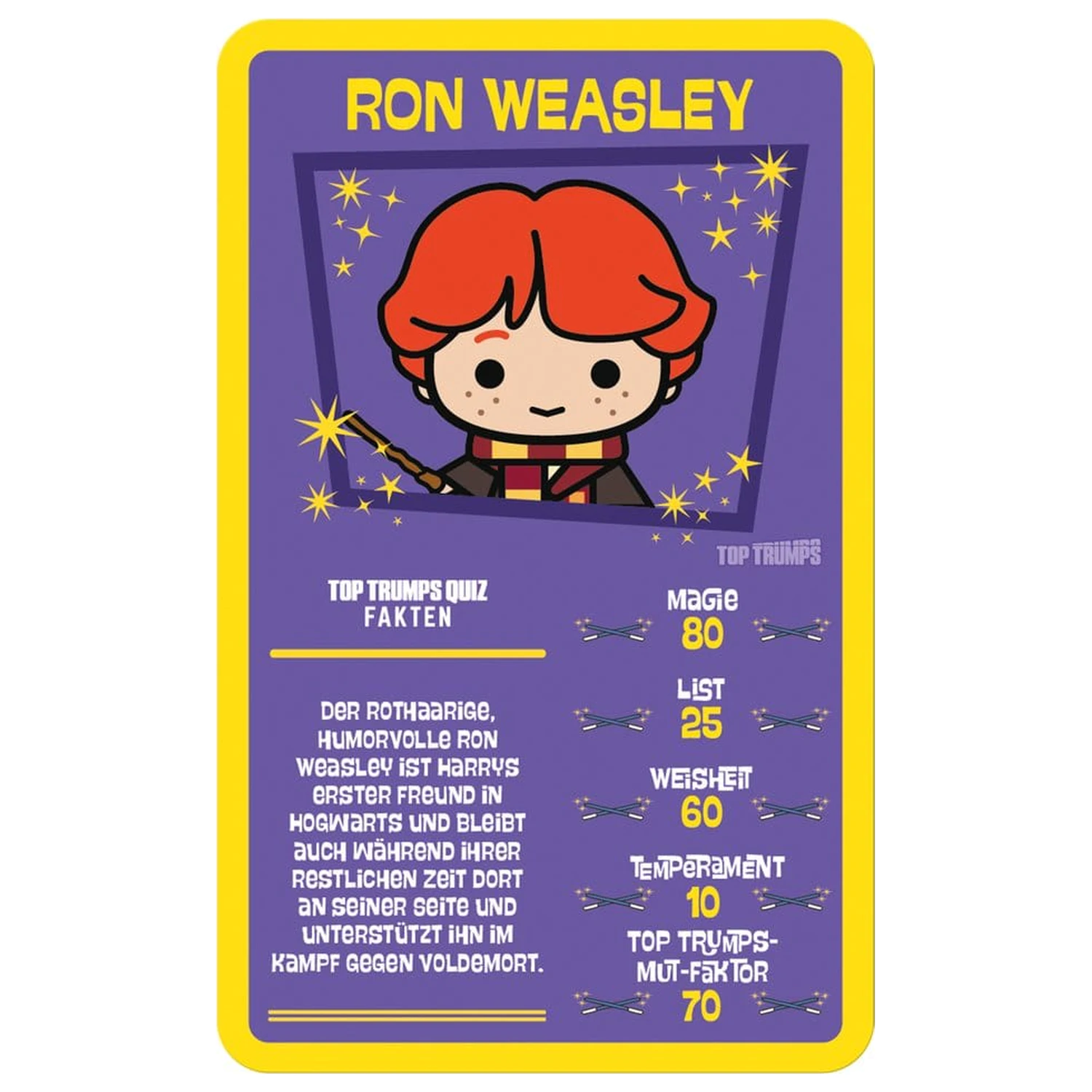 Harry Potter igra s kartami Top Trumps Chibi Style *German Version* fotografija izdelka